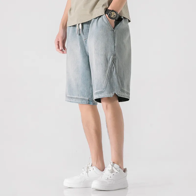 WOOD SOON Denim Shorts Men-7