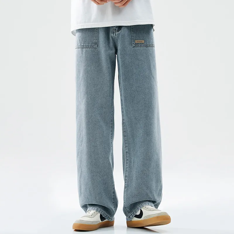 WOOD SOON Jeans Unisex Denim Blue-3