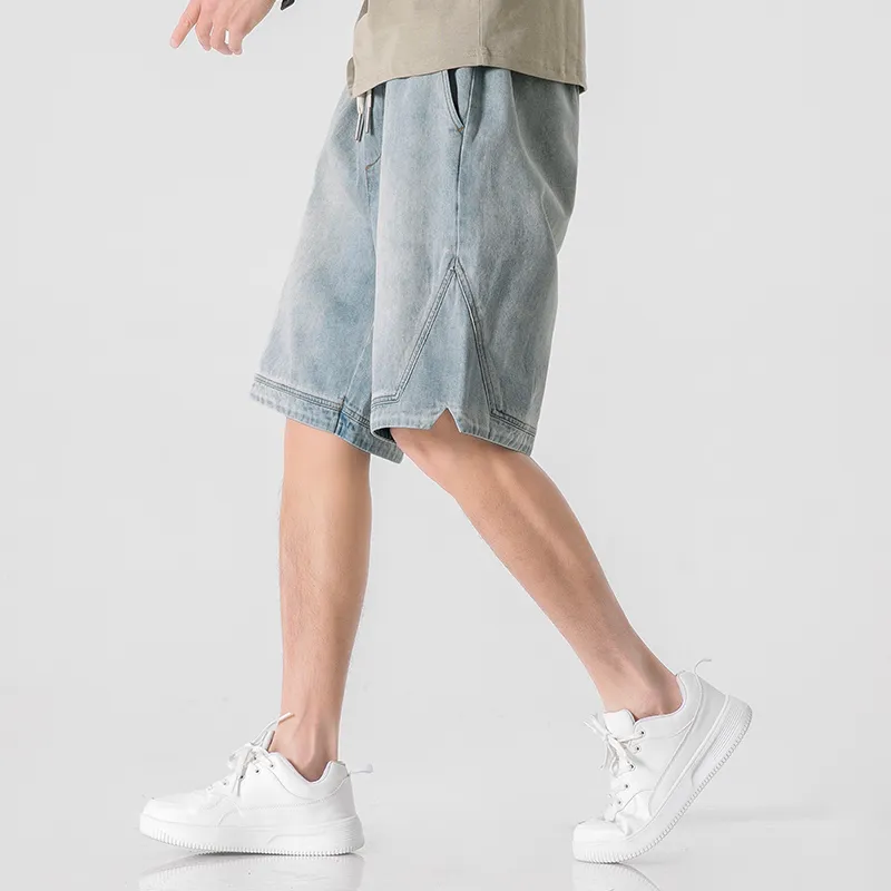 WOOD SOON Denim Shorts Men-5