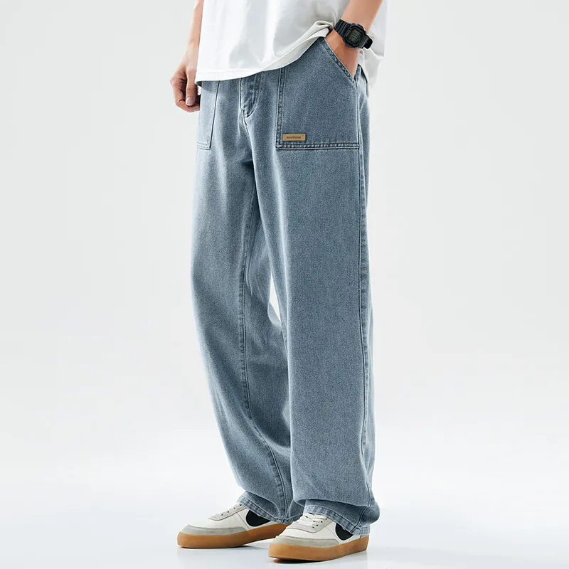 WOOD SOON Jeans Unisex Denim Blue-8