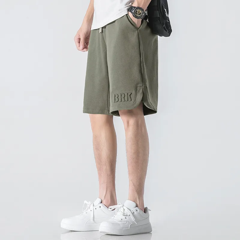 WOOD SOON Knee Length Knitted Fabric Sweatpants Sports Pants Men's-3