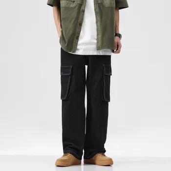 WOOD SOON Straight Leg Jeans Men's