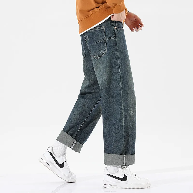 WOOD SOON Jeans Men's Nostalgic Blue-13
