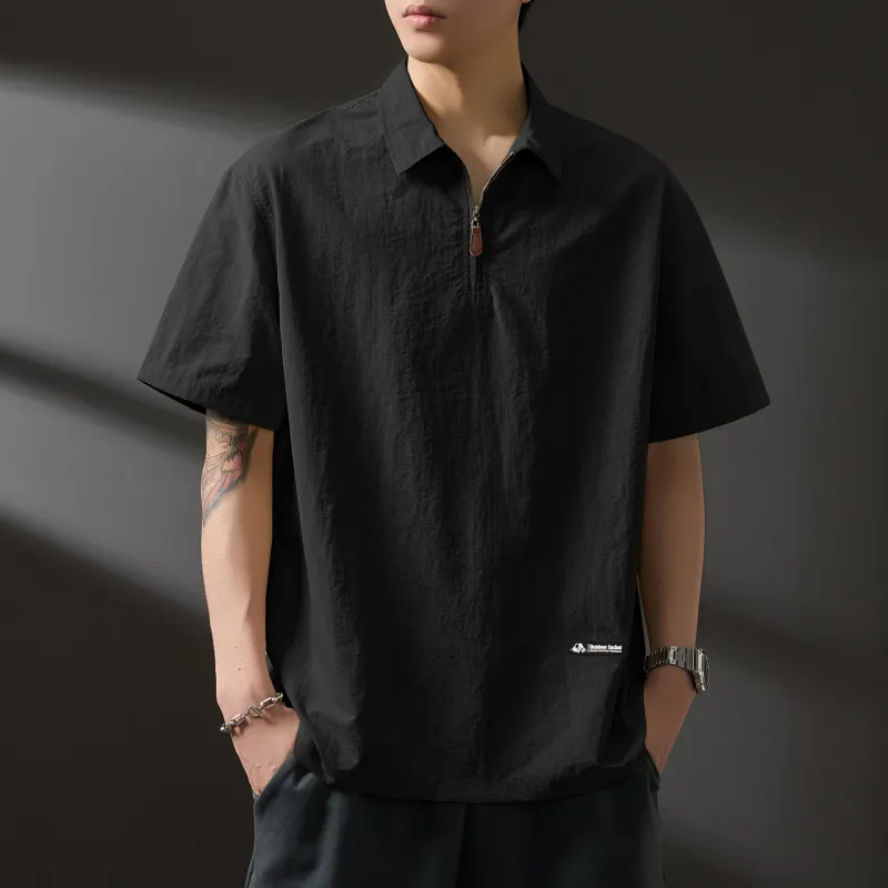 WOOD SOON Trendy Brand Casual Outdoor Shirt Short Sleeved Coat Unisex-10