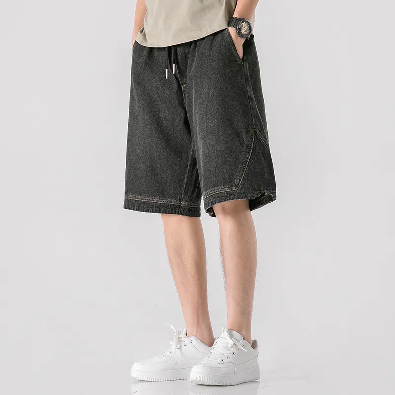 WOOD SOON Denim Shorts Men-14