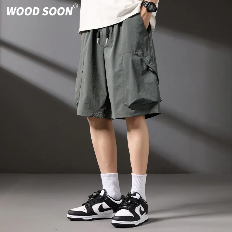 WOOD SOON Cargo Shorts Unisex-14