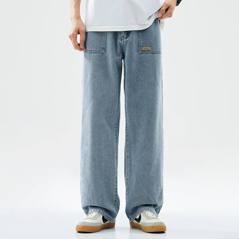 WOOD SOON Jeans Unisex Denim Blue-2