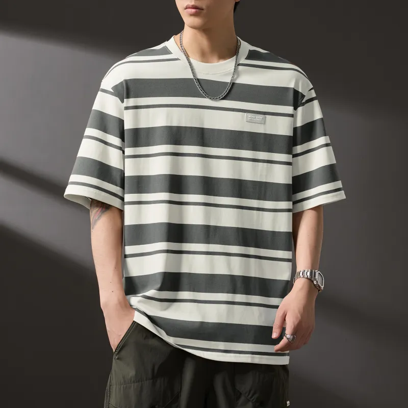 WOOD SOON Men's Summer Thin Trendy Brand T Shirt Unisex-10