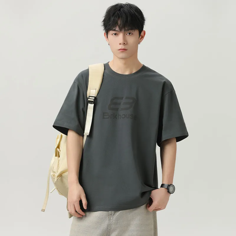 WOOD SOON Quick Dry Cooling Minimalist Style Casual Short Sleeved T Shirt Unisex-6