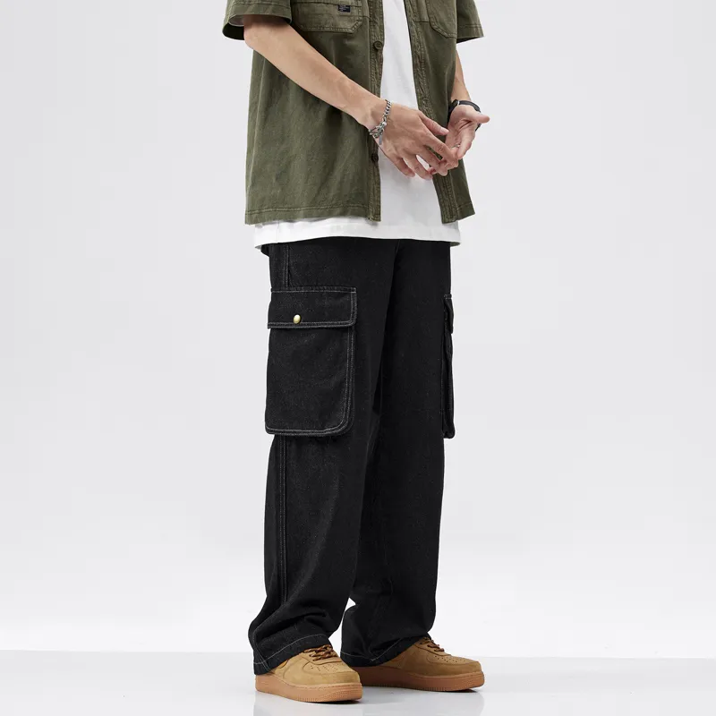 WOOD SOON Straight Leg Jeans Men's-4