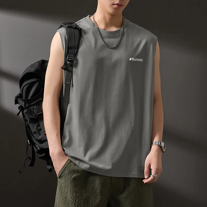 WOOD SOON Tank Tops Men-16