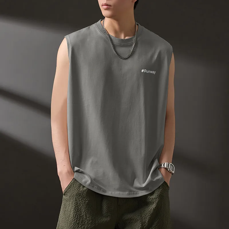 WOOD SOON Tank Tops Men-17