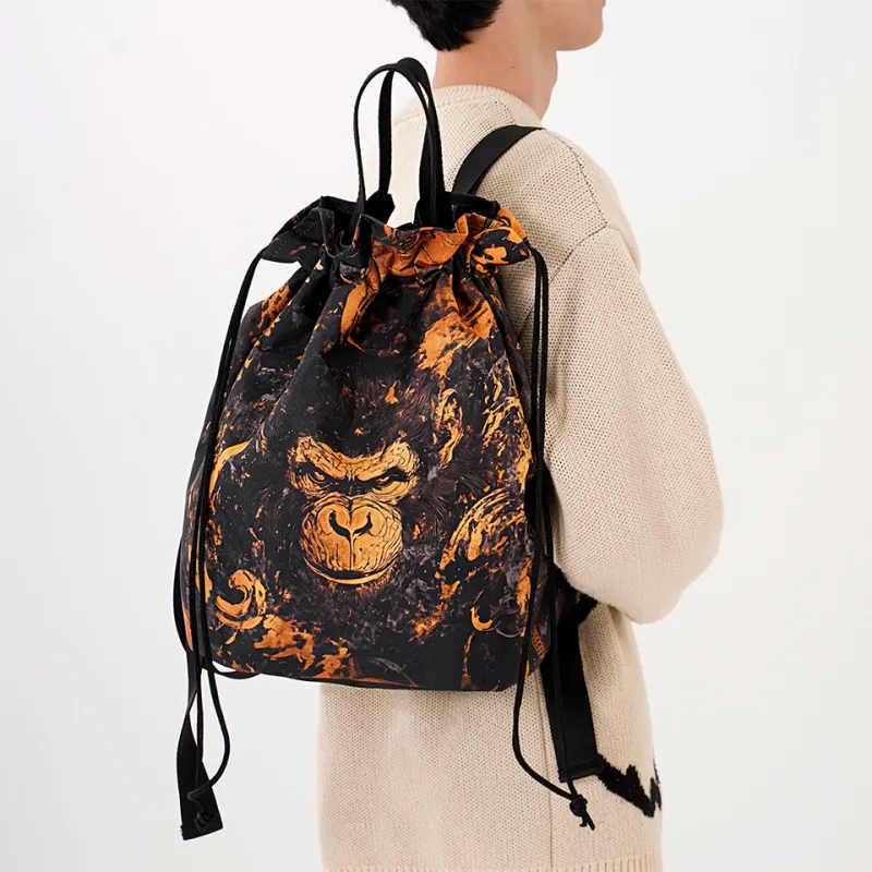 Dubaolu Fabric Basketball Backpack Large Size Unisex Black-23