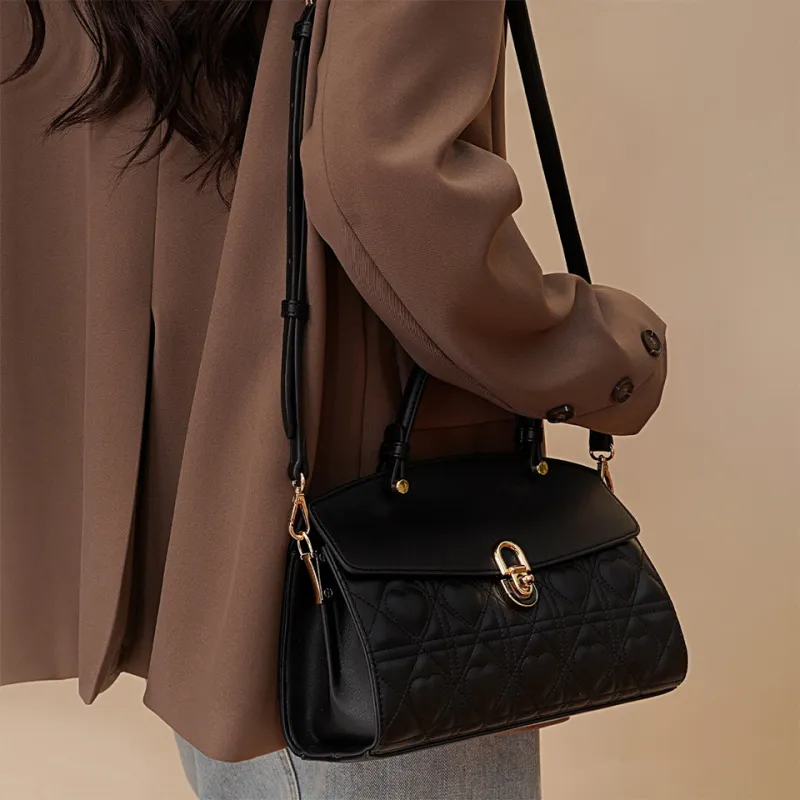 Dubaolu Polyurethane Synthetic Leather Shoulder Bag Crossbody Bag Handbag Medium Size Women's Multicolor-11