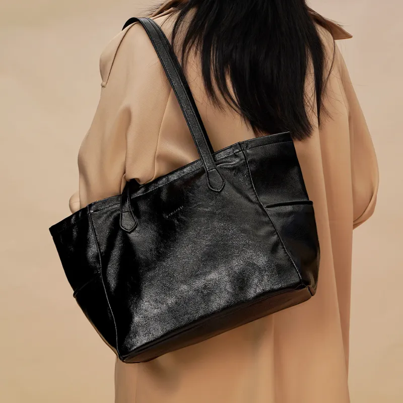 Dubaolu Synthetic Leather One Shoulder Handbags Regular Women's Black/Coffee/Brown-6