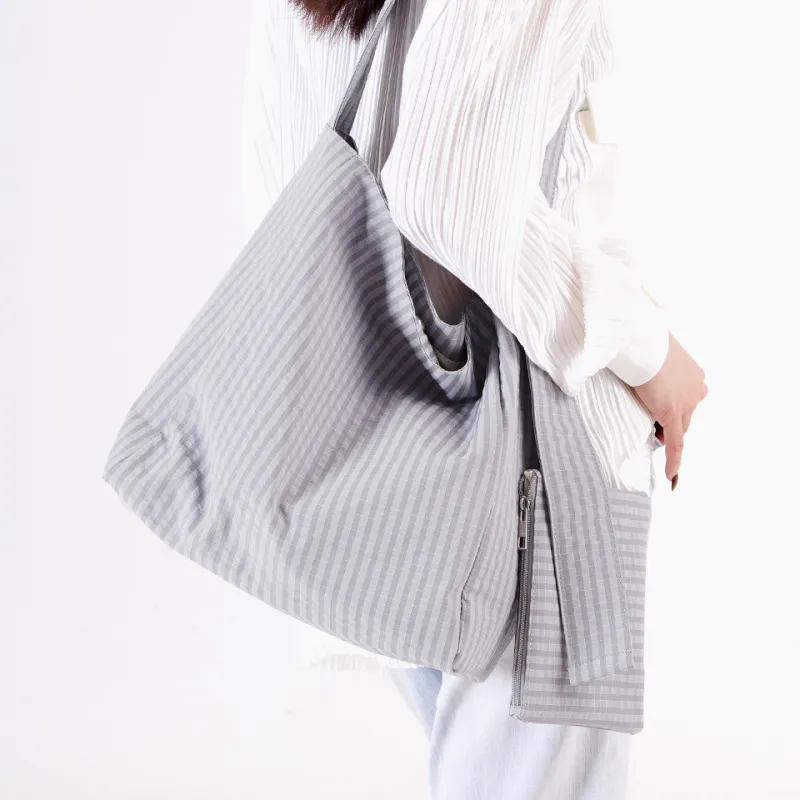 Dubaolu Fabric Shoulder Bag Women's Coffee/Black-27