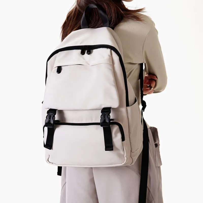 Dubaolu Fabric Backpack Unisex Multicolor-13