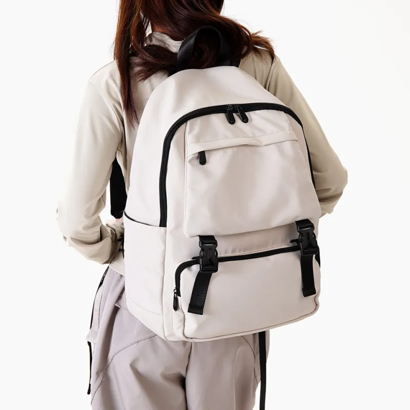 Dubaolu Fabric Backpack Unisex Multicolor-12