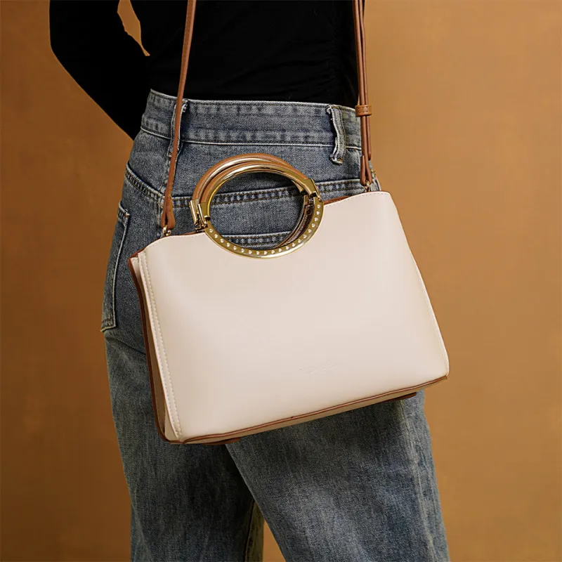 Dubaolu PU Handbag Medium Size Women's Multicolor-1