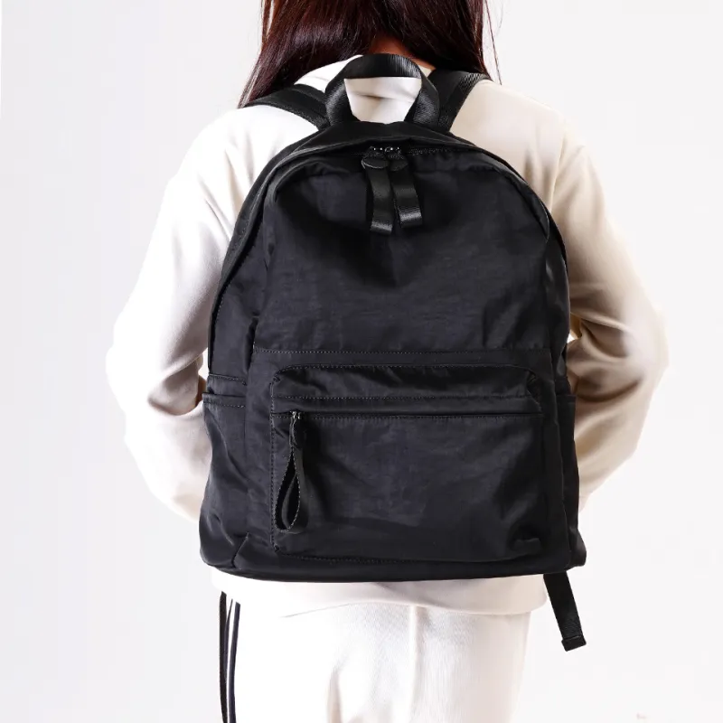 Dubaolu Fabric Backpack Large Size Unisex Black/Khaki/Gray-17