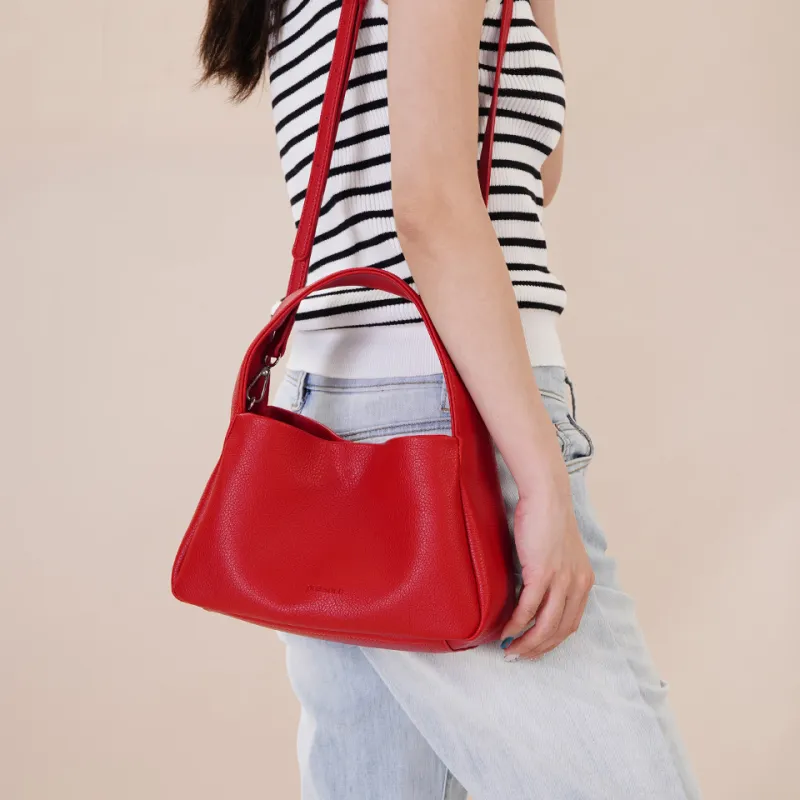 Dubaolu Synthetic Leather Tote Crossbody Handbag Medium Size Women's Multicolor-6