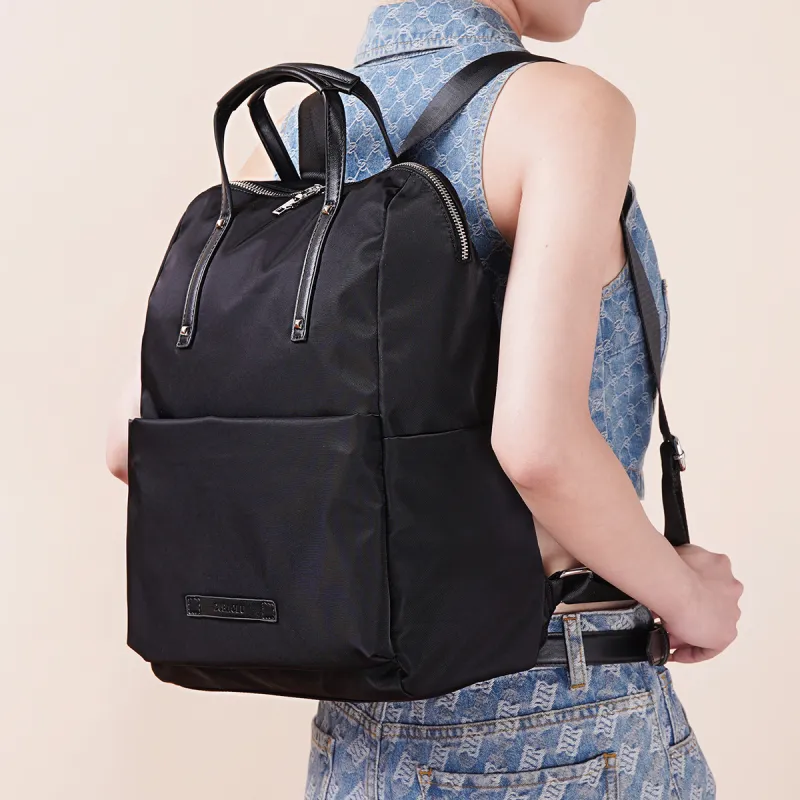 Dubaolu Fabric Carry Backpack Regular Men's Black-1