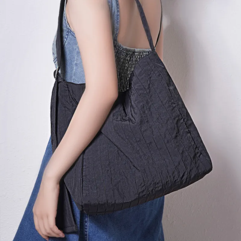 Dubaolu Fabric Shoulder Bag Women's Coffee/Black-13