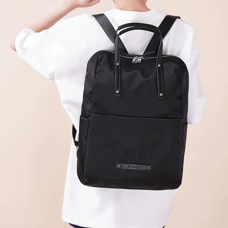 Dubaolu Fabric Carry Backpack Regular Men's Black-4