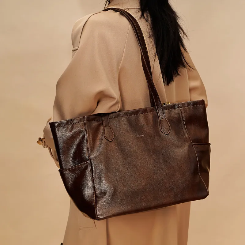 Dubaolu Synthetic Leather One Shoulder Handbags Regular Women's Black/Coffee/Brown-11