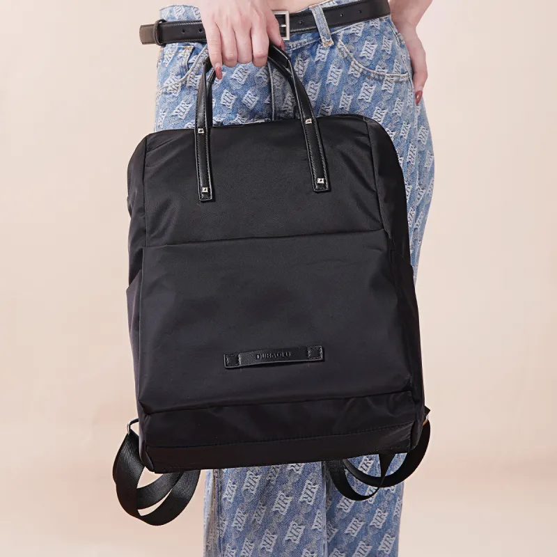 Dubaolu Fabric Carry Backpack Regular Men's Black-3