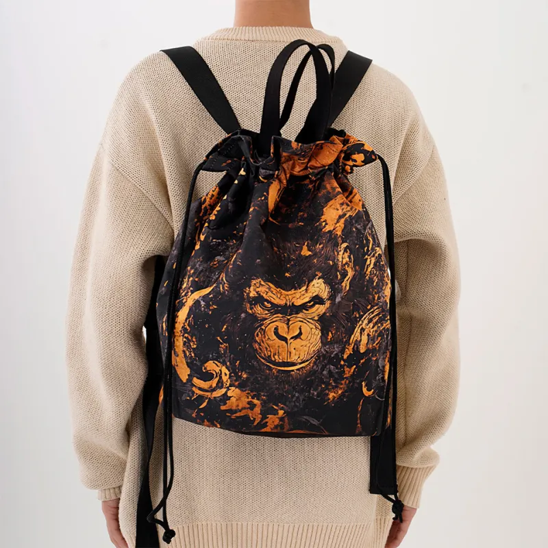 Dubaolu Fabric Basketball Backpack Large Size Unisex Black-24