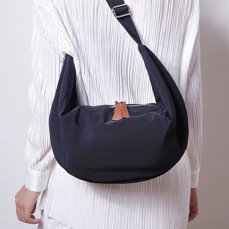 Dubaolu Fabric Crossbody Bag Medium Size Women's Khaki/Black-7