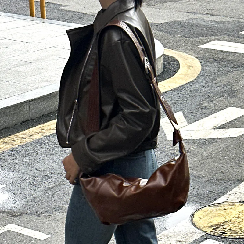 Dubaolu Synthetic Leather Shoulder Bag Crossbody Bag Regular Women's Coffee/Cocoa Brown/Burgundy-10