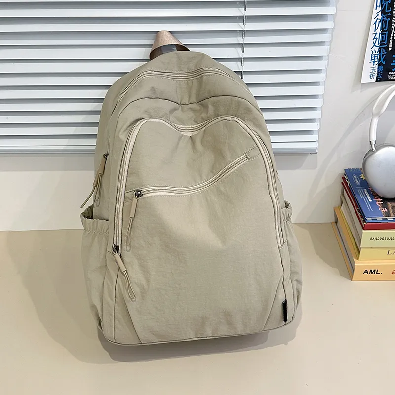 Wenpercy Composite Cloth Backpack Unisex Multicolor-3