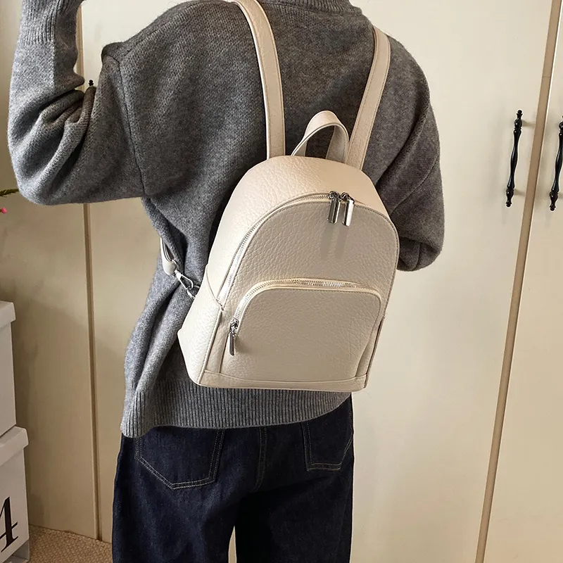 Wenpercy PU Backpack Unisex Multicolor-13