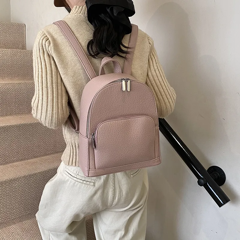 Wenpercy PU Backpack Unisex Multicolor-10