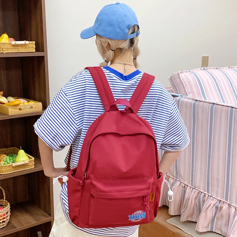 Wenpercy Nylon Fabric Backpack Women's Multicolor-13