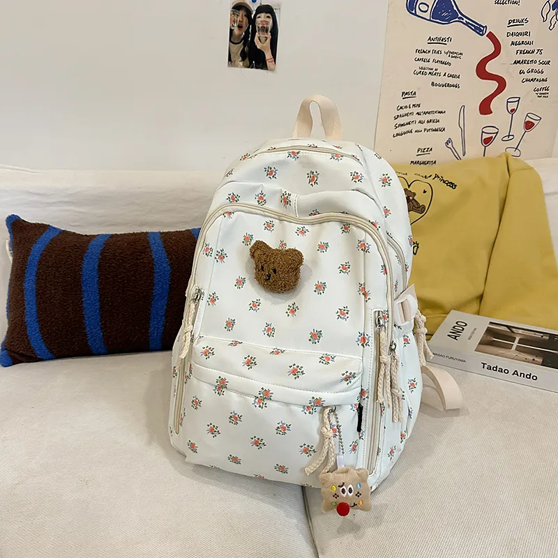 Wenpercy Nylon Backpack Women's Multicolor-1
