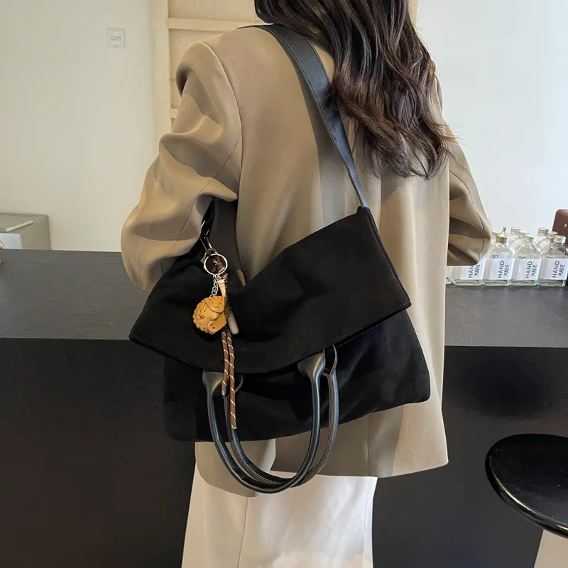 Wenpercy PU One Shoulder Handbags Regular Women's Black/Khaki/Coffee/Brown-15