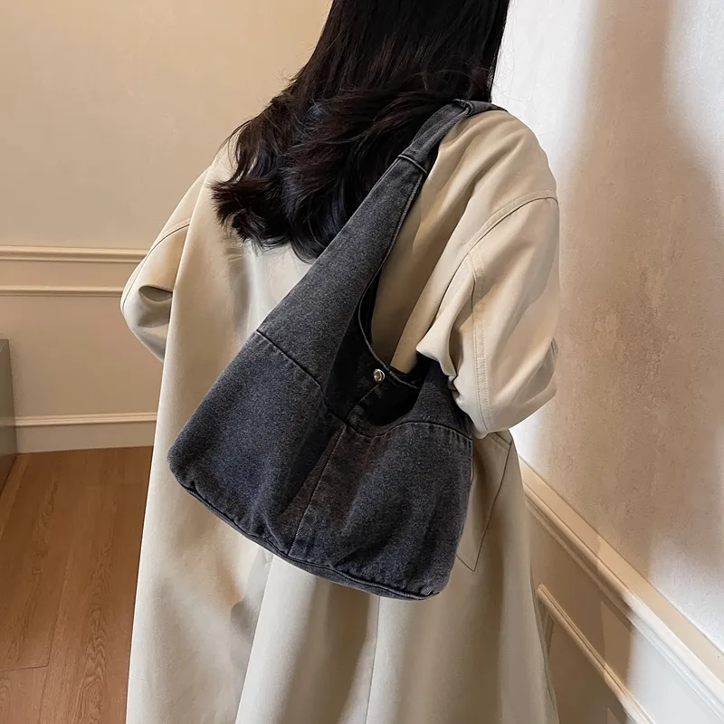 Wenpercy Denim Shoulder Bag Regular Women's Multicolor-1