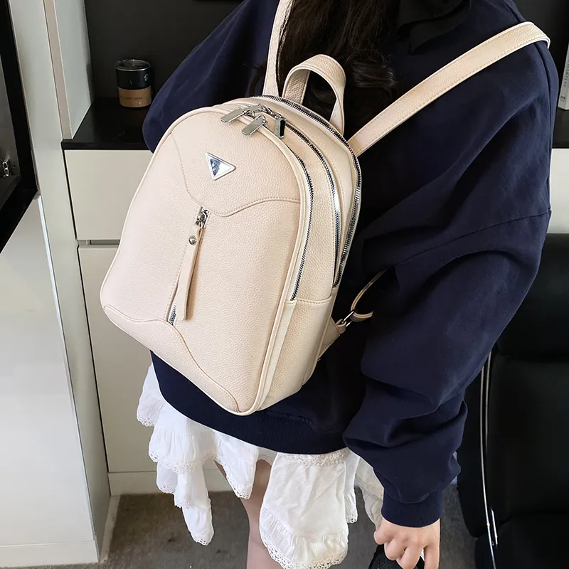 Wenpercy PU Backpack Women's Multicolor-7