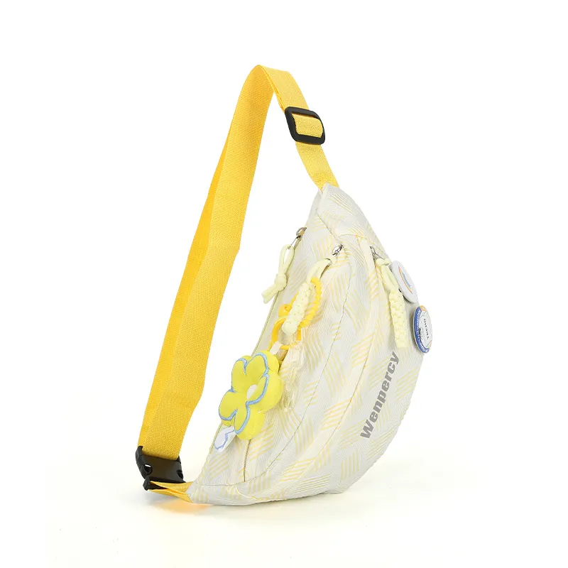 Wenpercy Nylon Fanny Pack Regular Unisex Multicolor-5