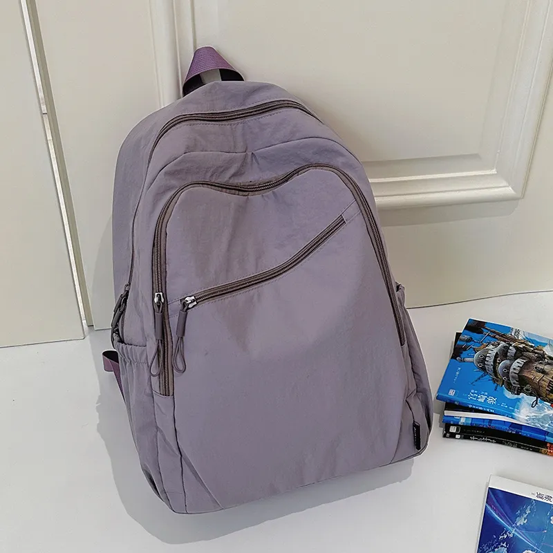 Wenpercy Composite Cloth Backpack Unisex Multicolor-5