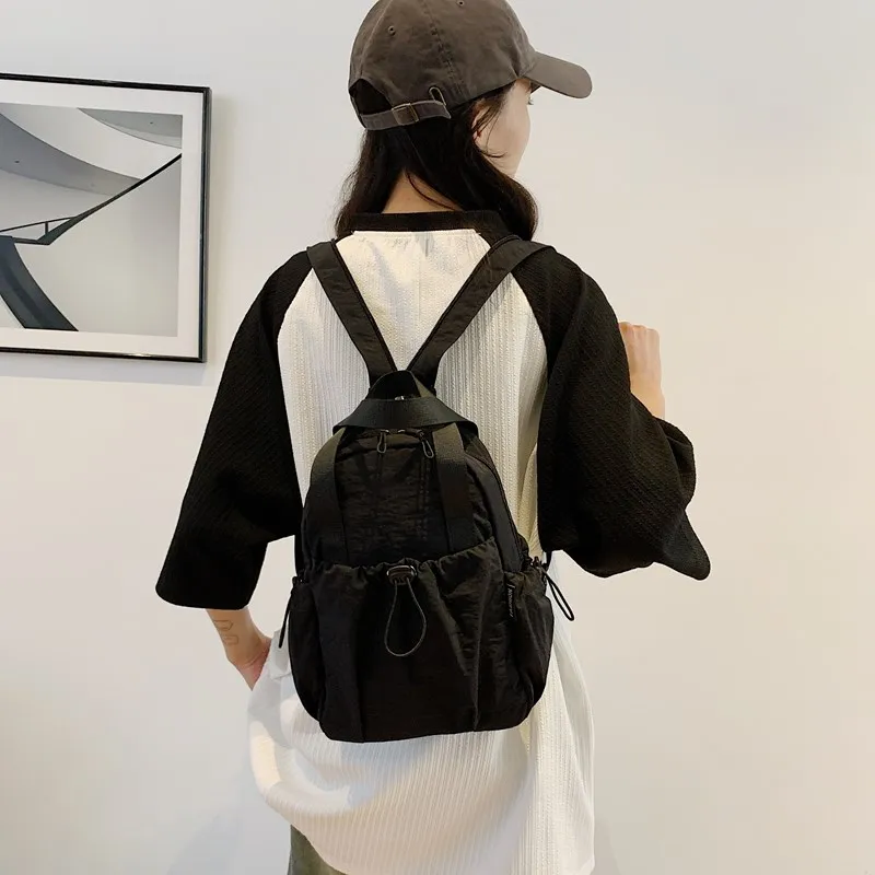 Wenpercy Nylon Sling Bag Backpack Regular Unisex Multicolor-1