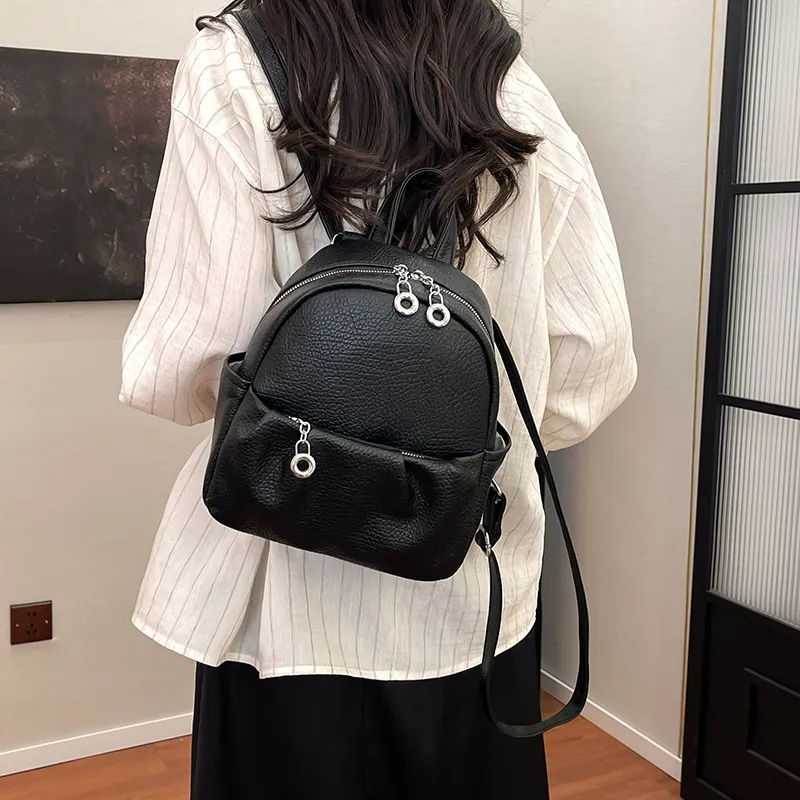 Wenpercy PU Backpack Regular Women's Multicolor-11
