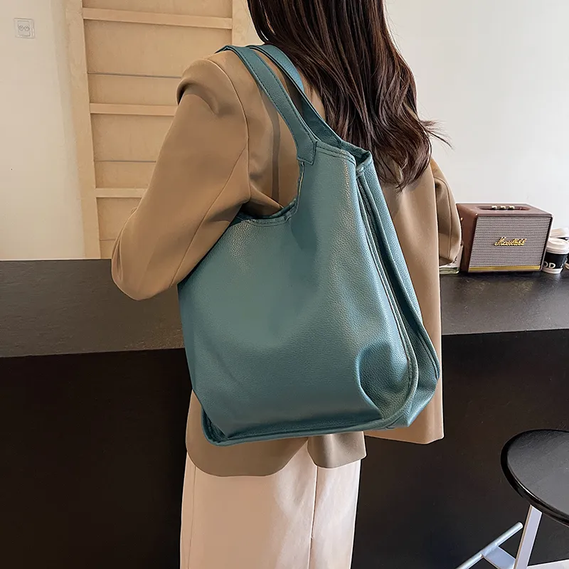 Wenpercy PU Tote Bag, Shoulder Bag Women's Multicolor-5