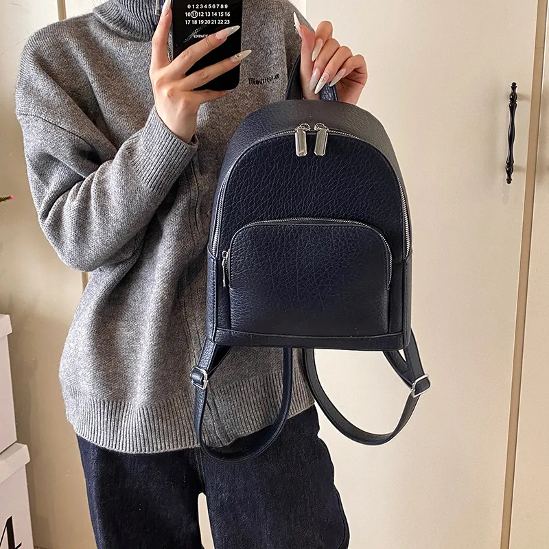 Wenpercy PU Backpack Unisex Multicolor-8