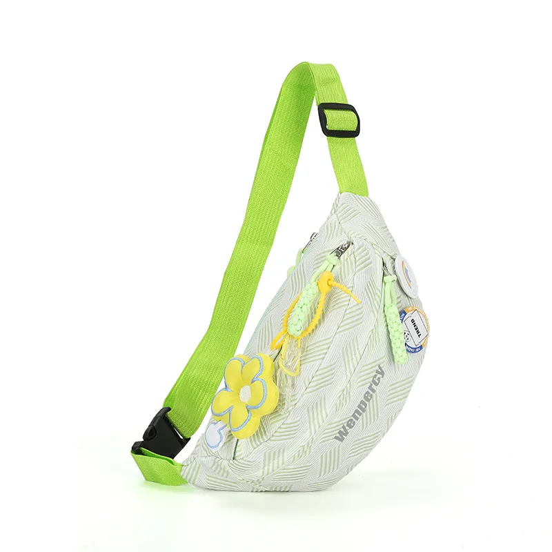 Wenpercy Nylon Fanny Pack Regular Unisex Multicolor-1