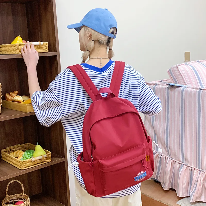 Wenpercy Nylon Fabric Backpack Women's Multicolor-14