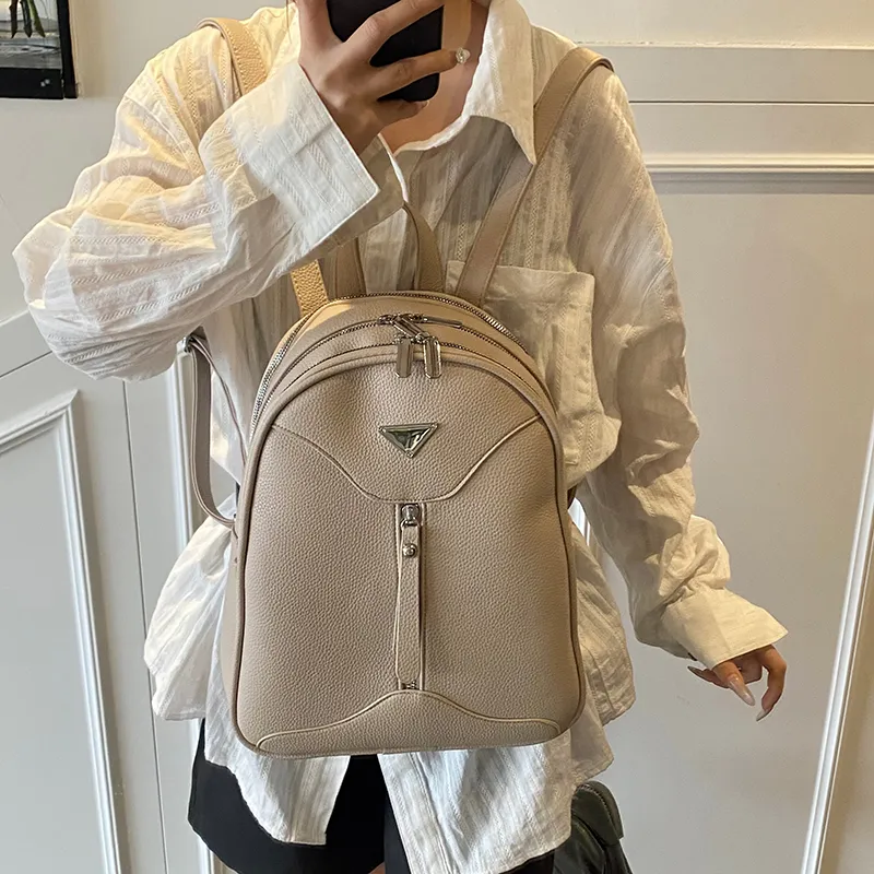 Wenpercy PU Backpack Women's Multicolor-1